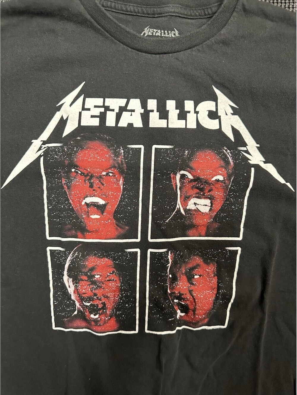 Metallica WorldWired Tour 2017 Band T Shirt Large Black Concert Dates Rock